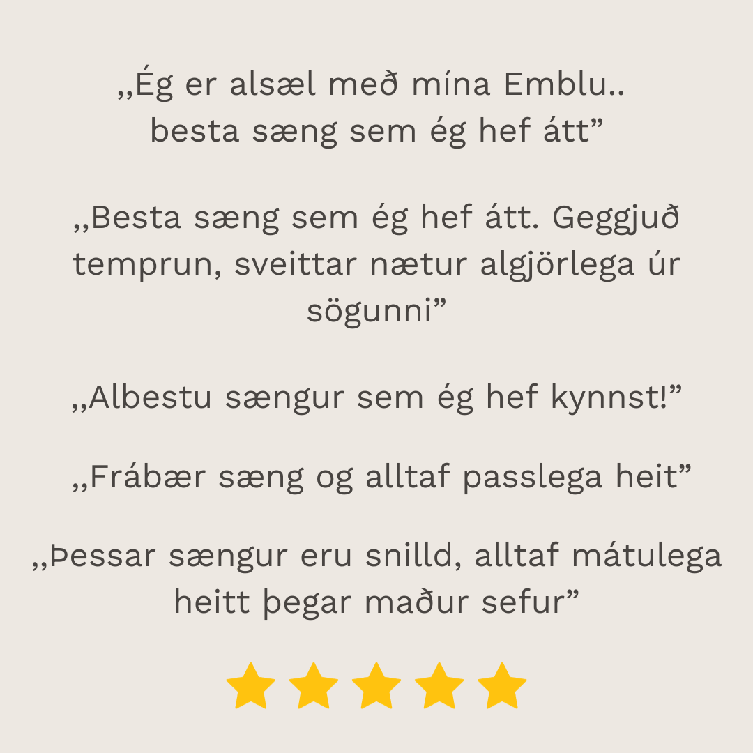 Embla heilsárssæng